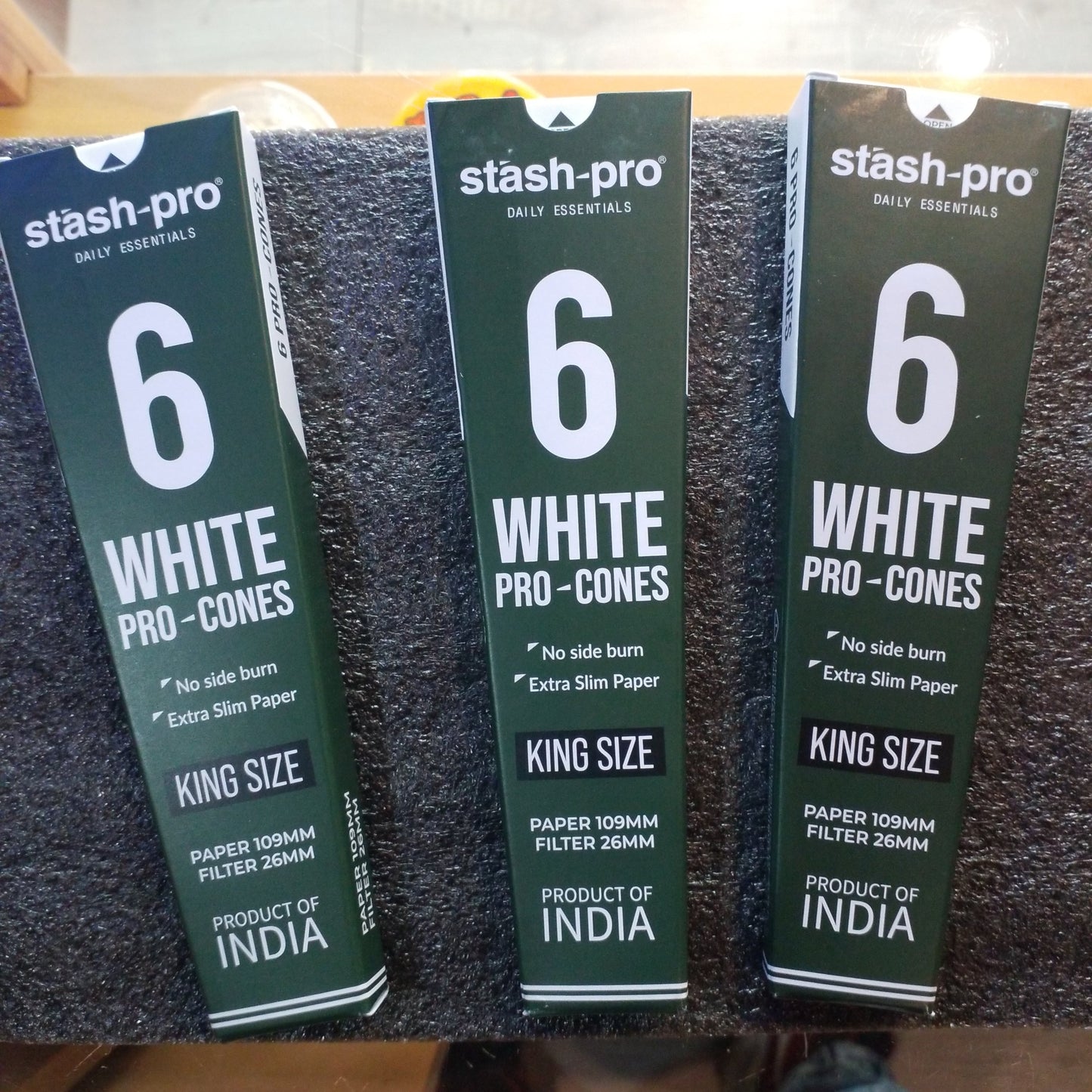 Caja de Conos Stash Pro Pack of 6 White