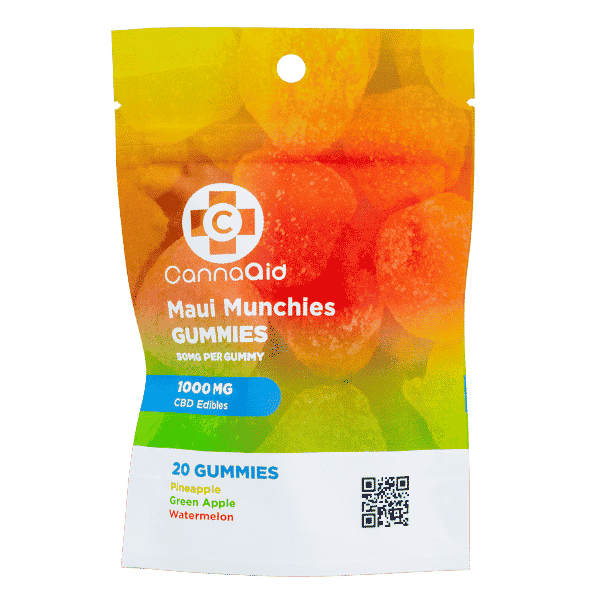 Gomitas CBD Gummies Maui Munchies 20ct 50 MG