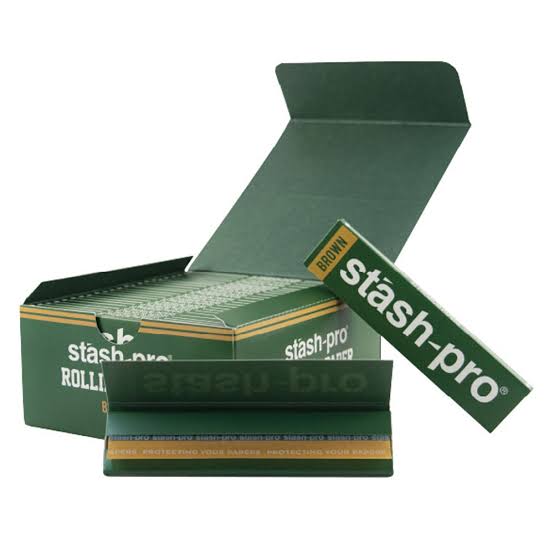 STASH PRO SMALLS 1 1/4 BROWN ROLLING PAPER