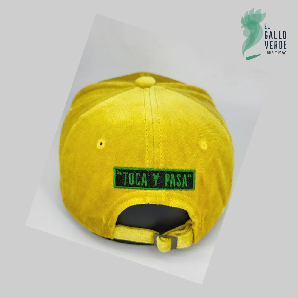 GORRA BORDADA DE TERCIOPELO EGV