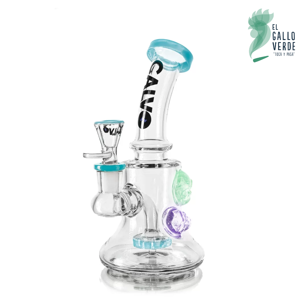 Rig De Calaveras Blue 19 cm‎ Calvo Glass