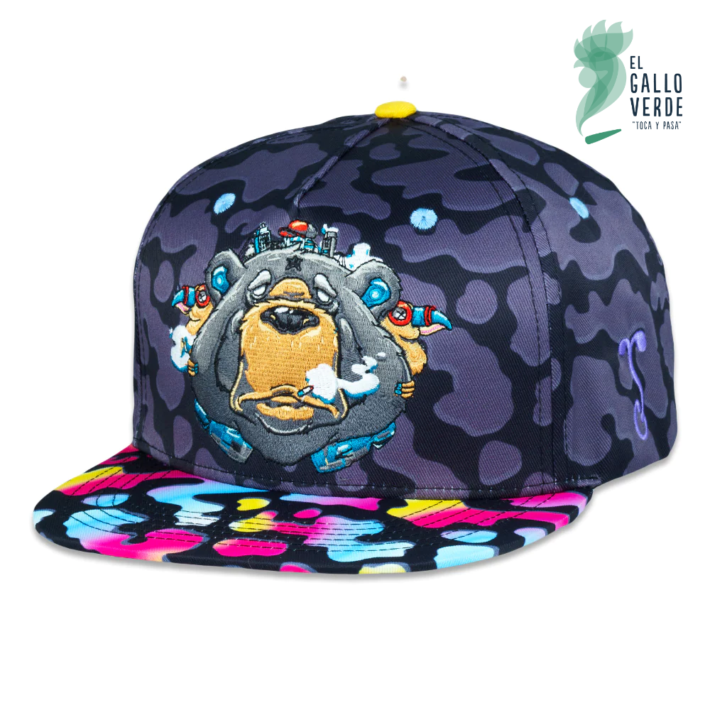 Grassroots - Tarbox Bear Black Snapback Hat