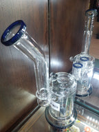 Waffer Perc Rig/Shower Head Abejas VIP Glass