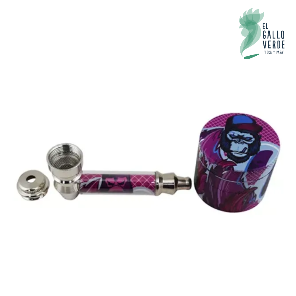 PIPA CON GRINDER GORILA ROLLING STAR
