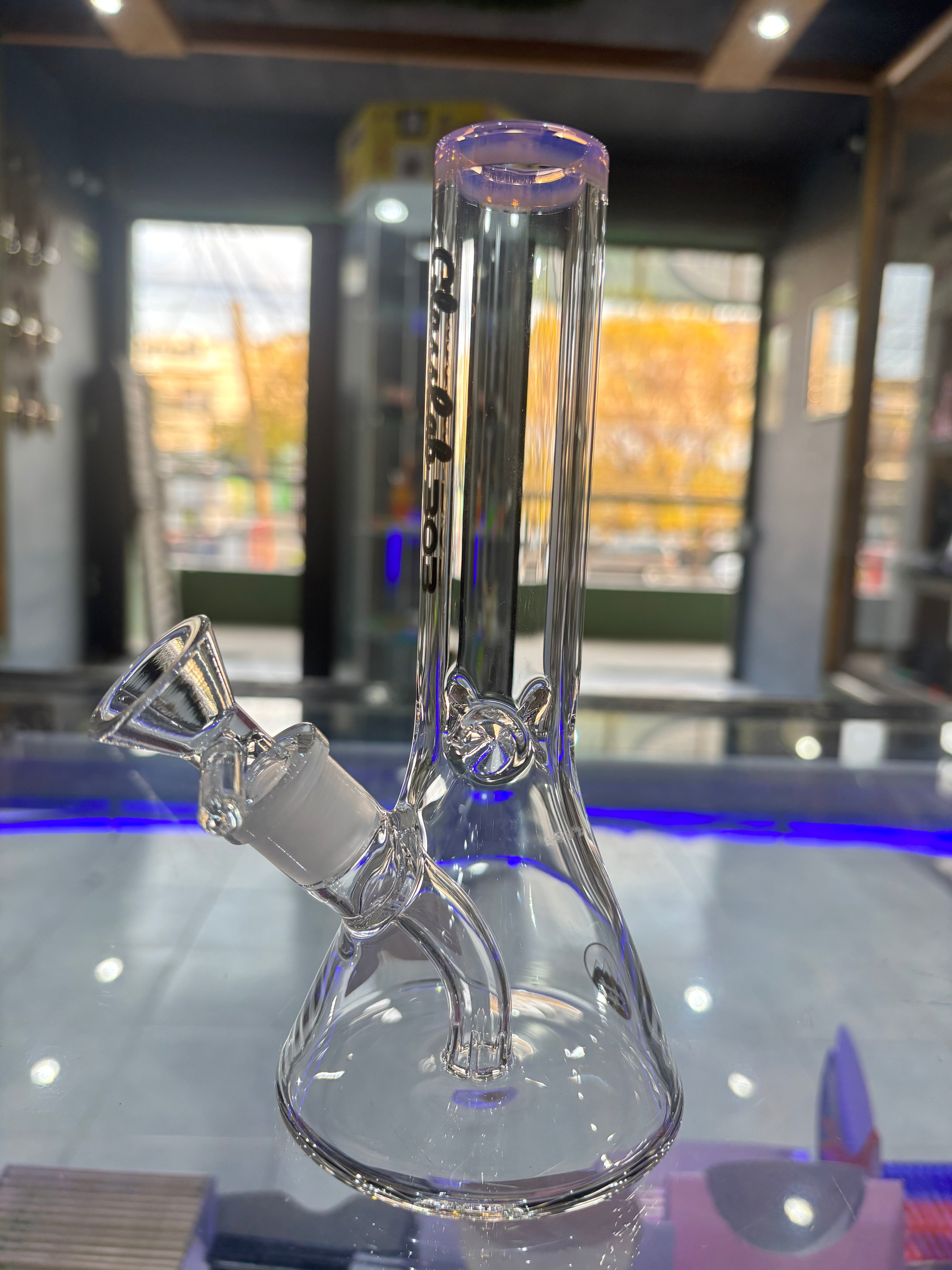 Bong mediano GlassLab 303 – El Gallo Verde Smoke Shop