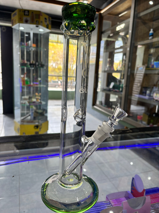 Bong Recto VIP Glass con boquilla y base color