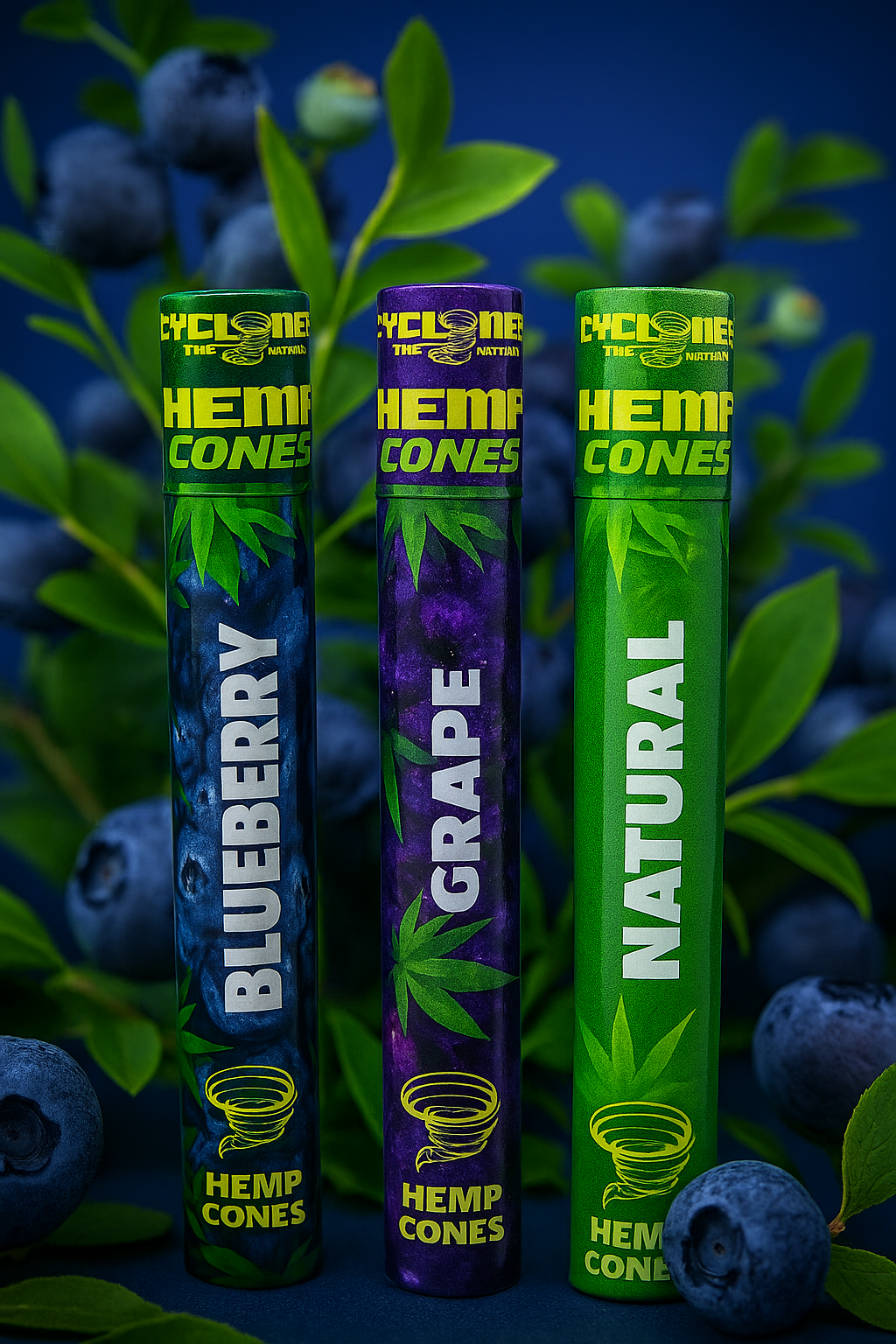 Cyclones Hemp Cones tube QTY50 Mayoreo