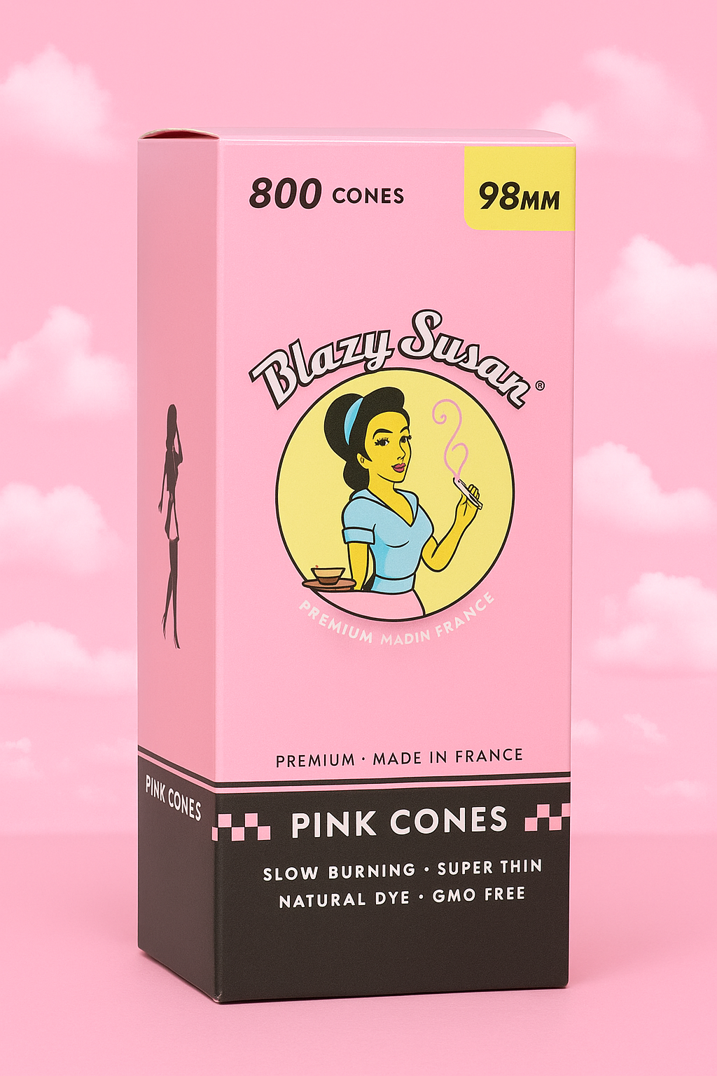 BLAZY SUSSAN 800 PINK PRE ROLL CONE