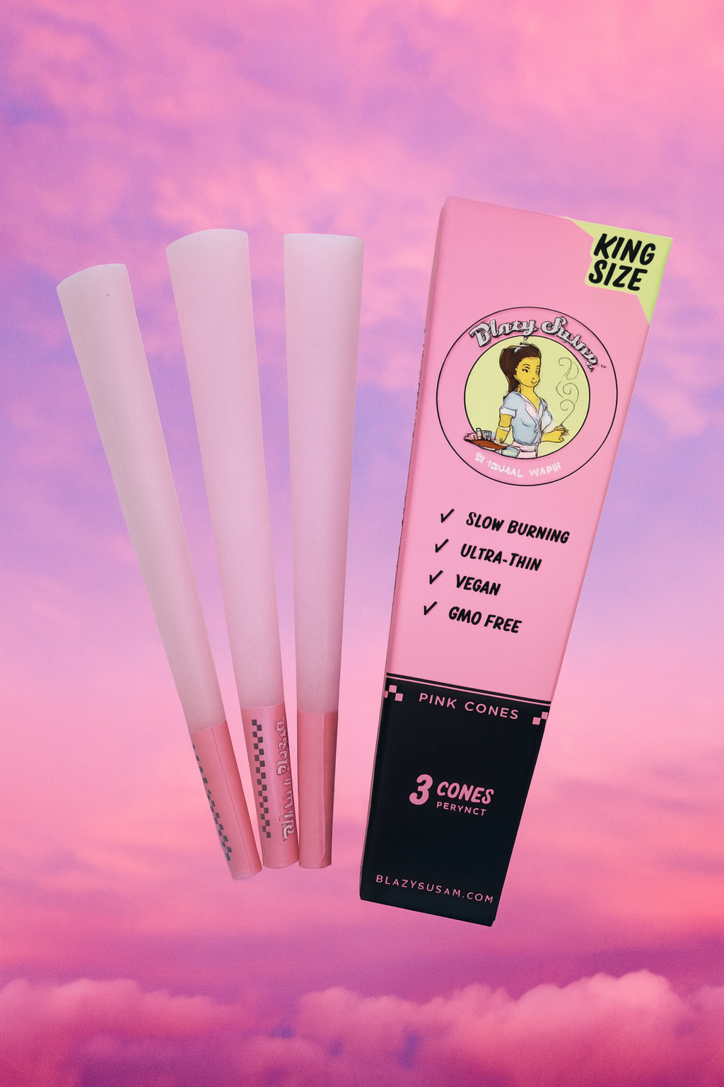 Conos King Size Pink 3 conos Blazy Susan TOP50