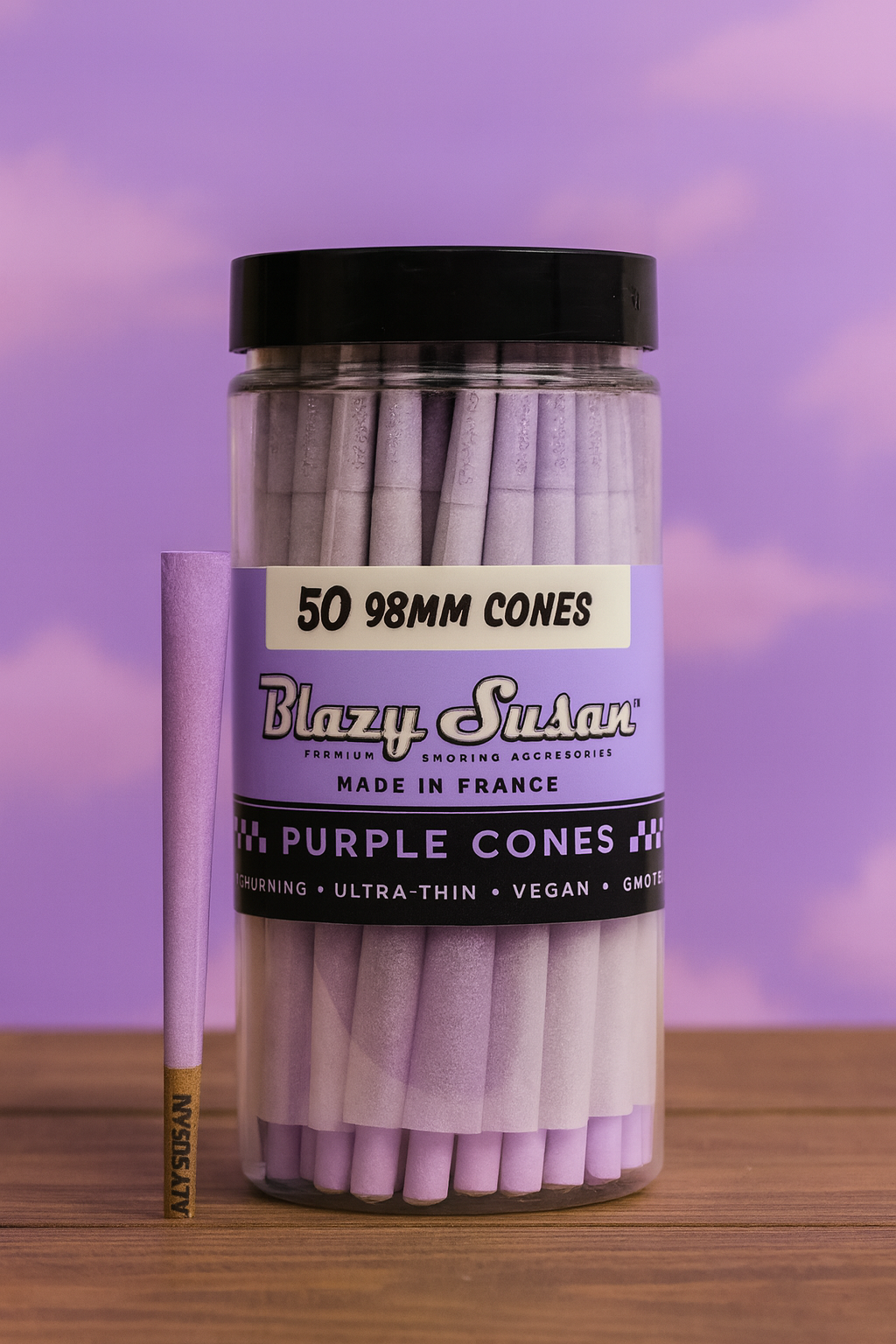 Purple  50 conos Blazy Susan TOP50