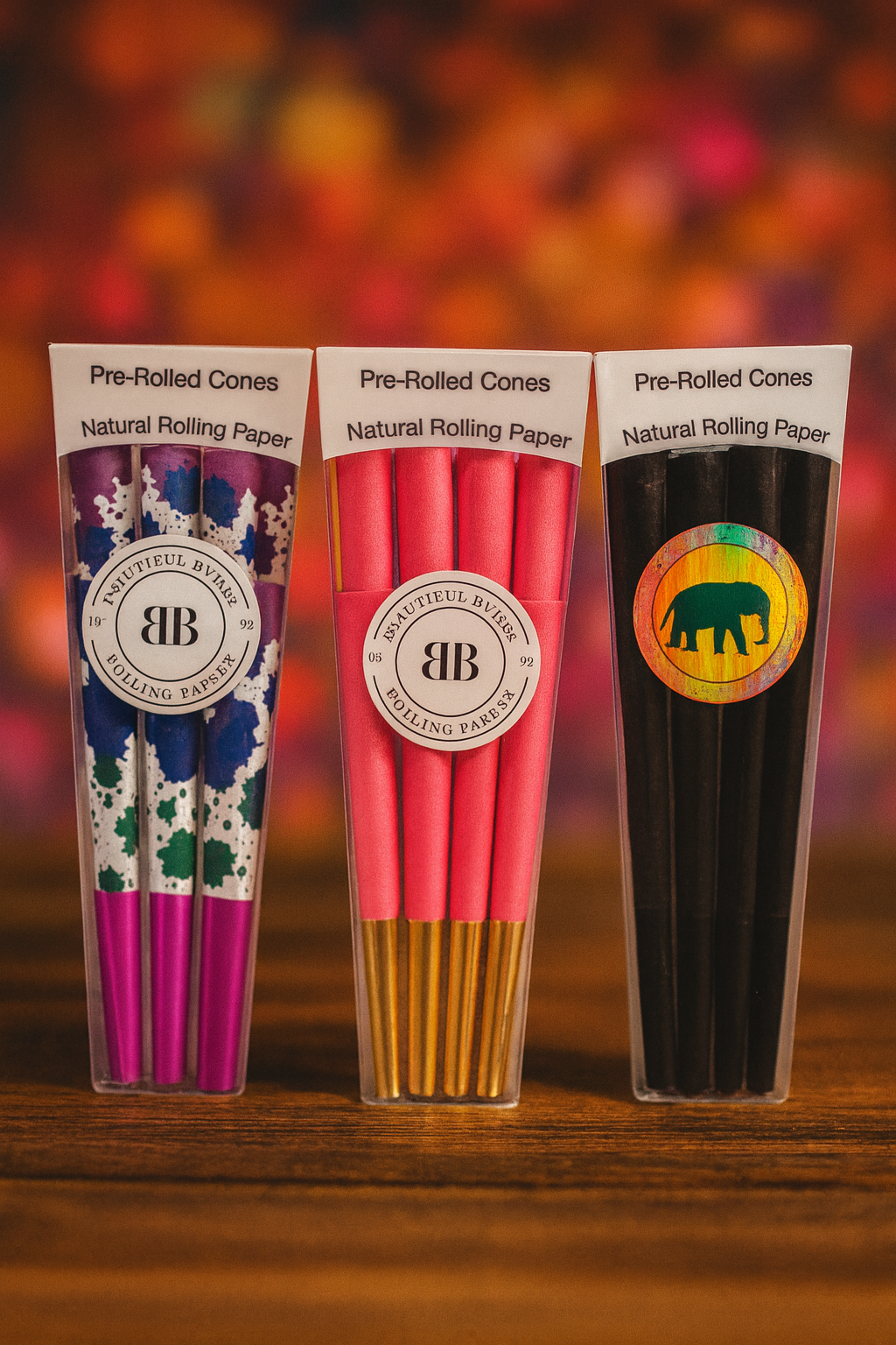 Beautiful Burns w/3 cones p/Pack