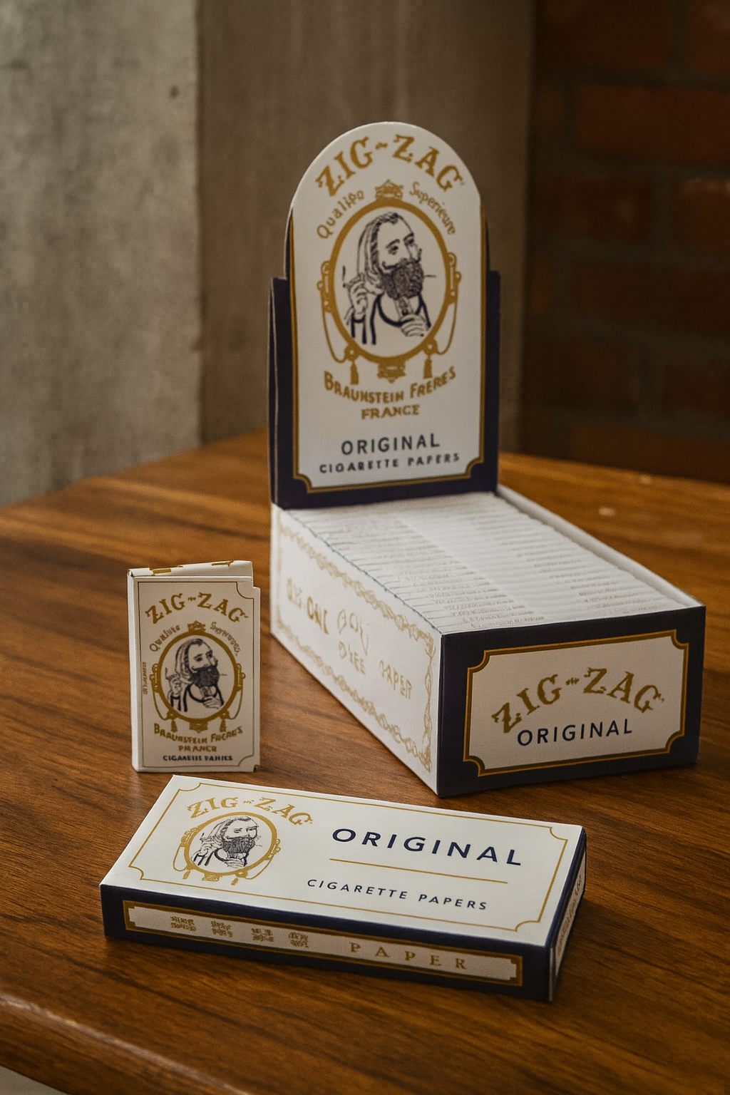 1 1/4 blanco Zig Zag