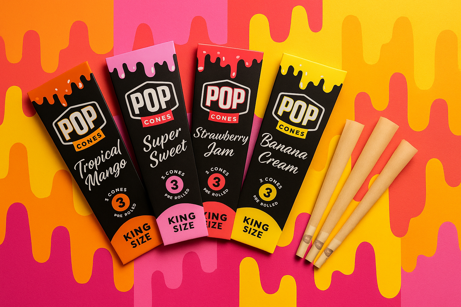 Pop cones King Size 3 pz