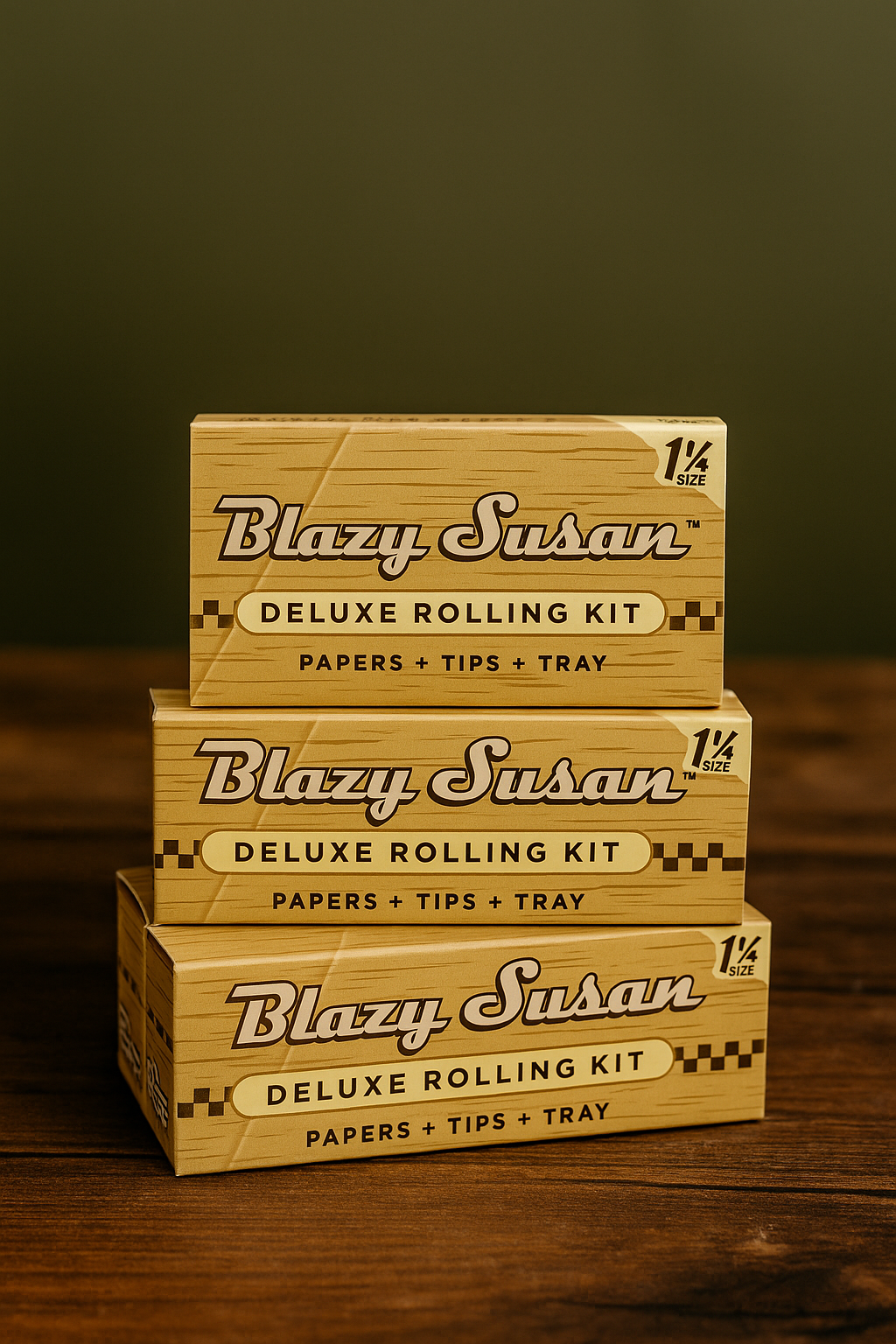1 1/4 Unbleached Delux Rolling Kit Blazy Susan TOP50