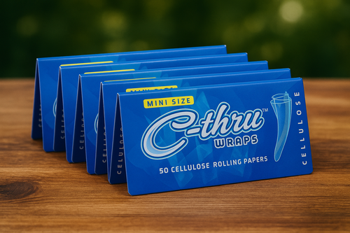 1 1/4 C-thru Papeles de celulosa TOP50