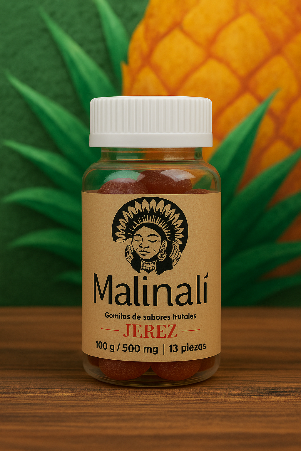 Gomitas Malinalli CBD 100grm-500mg Sabores frutales