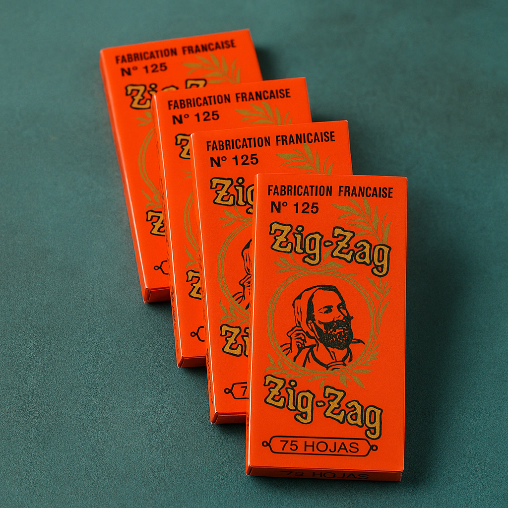 1 1/4 naranja Zig Zag