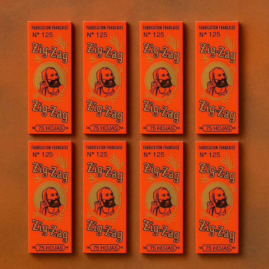 1 1/4 naranja Zig Zag