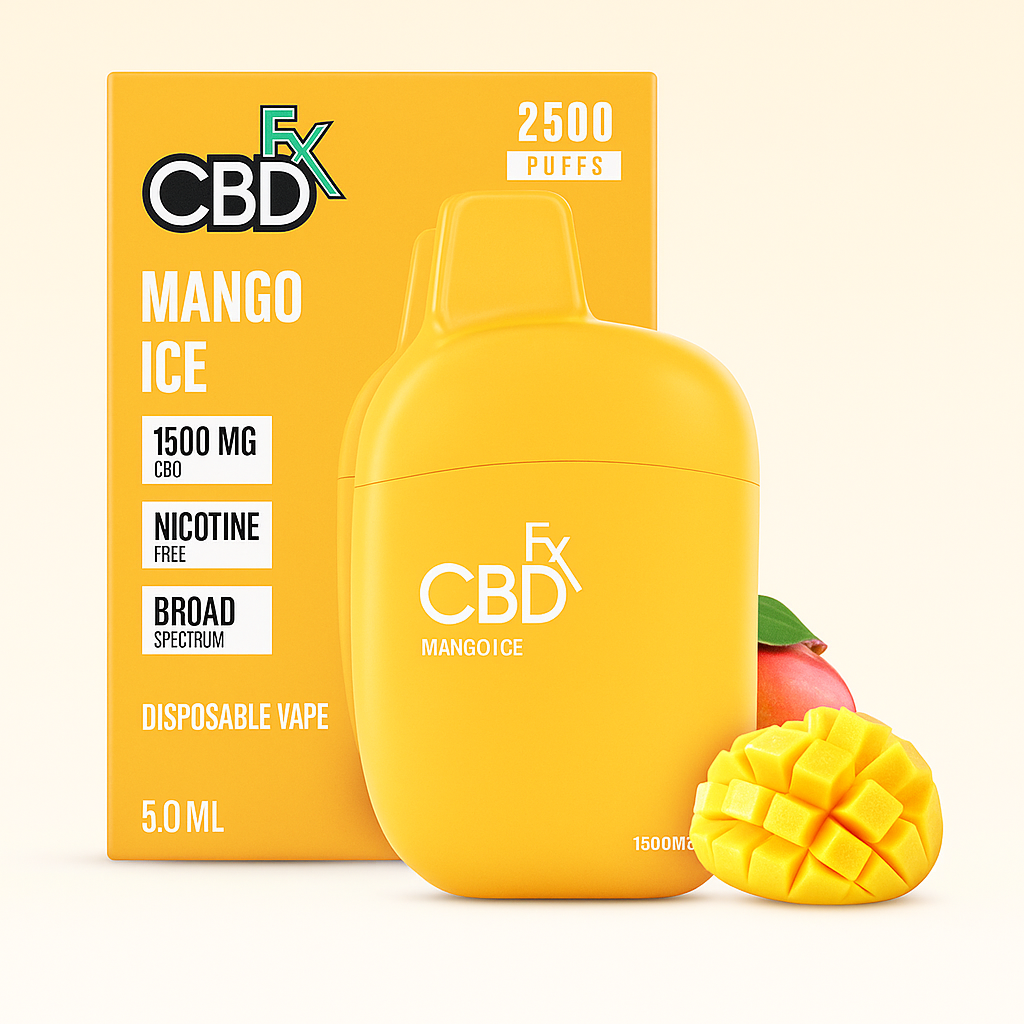 CBDFx Vape Pen CBD Broad Spectrum 1500MG (Nicotine Free)