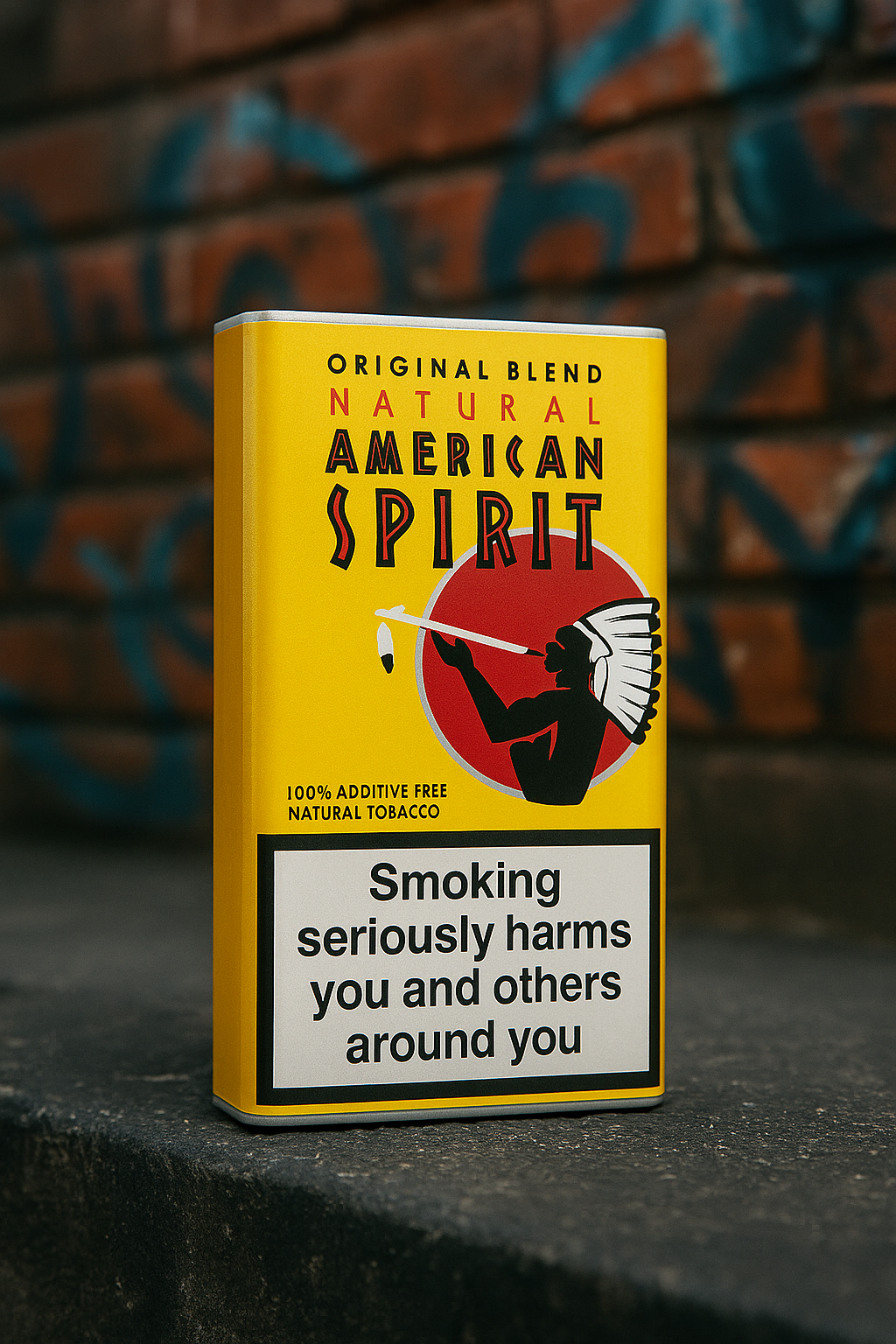 American Spirit Cartera 30 grs Amarillo para liar