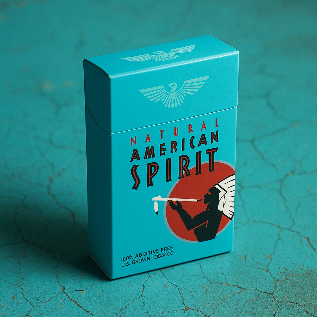 CAJETILLA AMERICAN SPIRIT AZUL CLARO