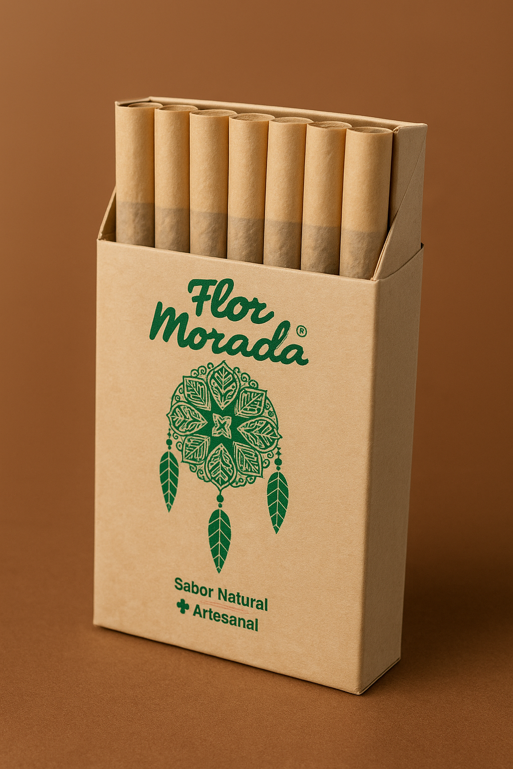 Tabaco artesanal Flor Morada cigarrillos mezcla natural