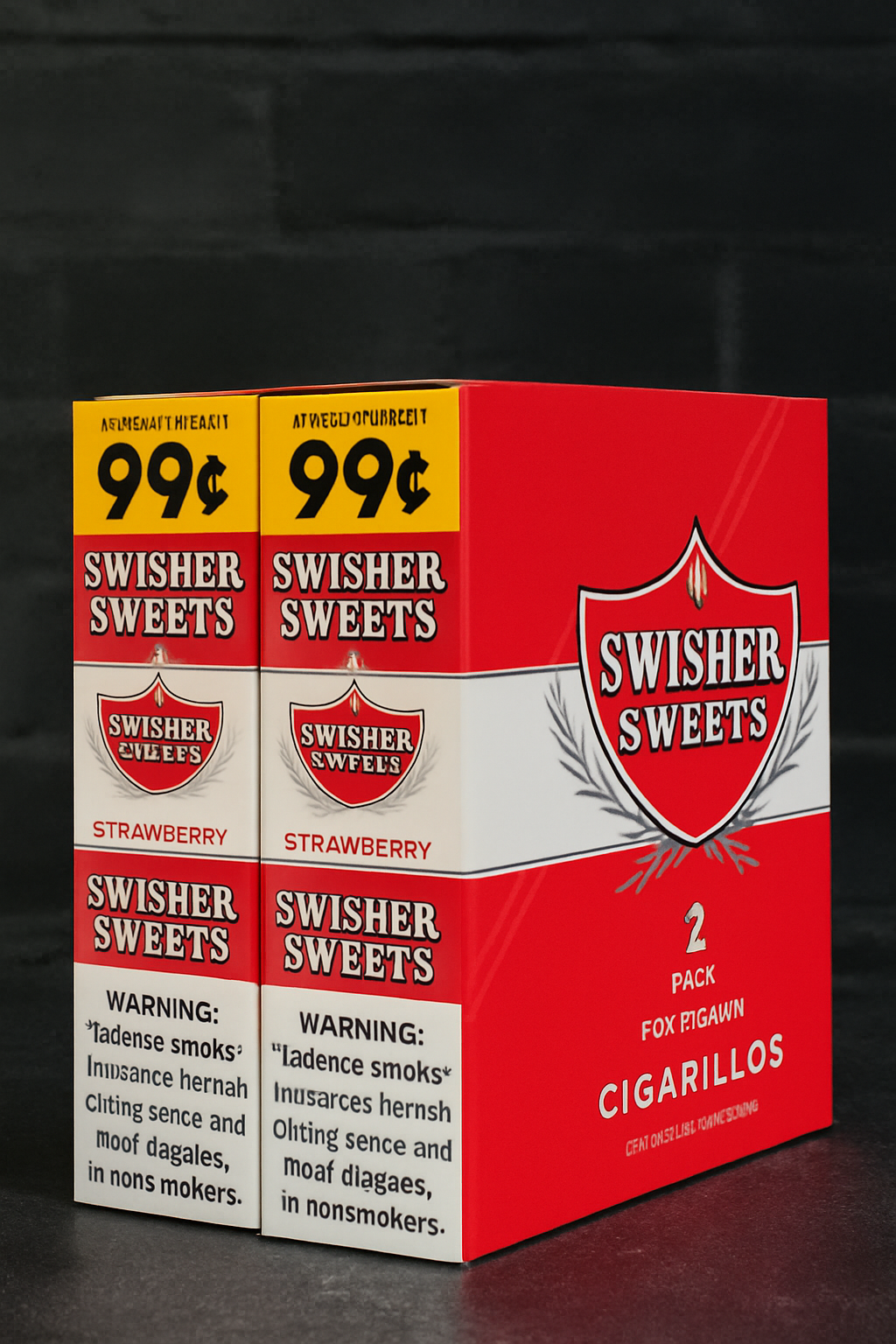 Swisher sweets Strawberry 2 Cigarrillos