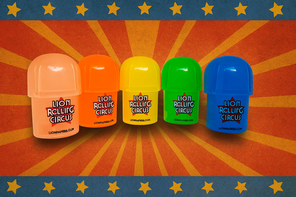 Grinder Lion Rolling Circus colores  3 pzas