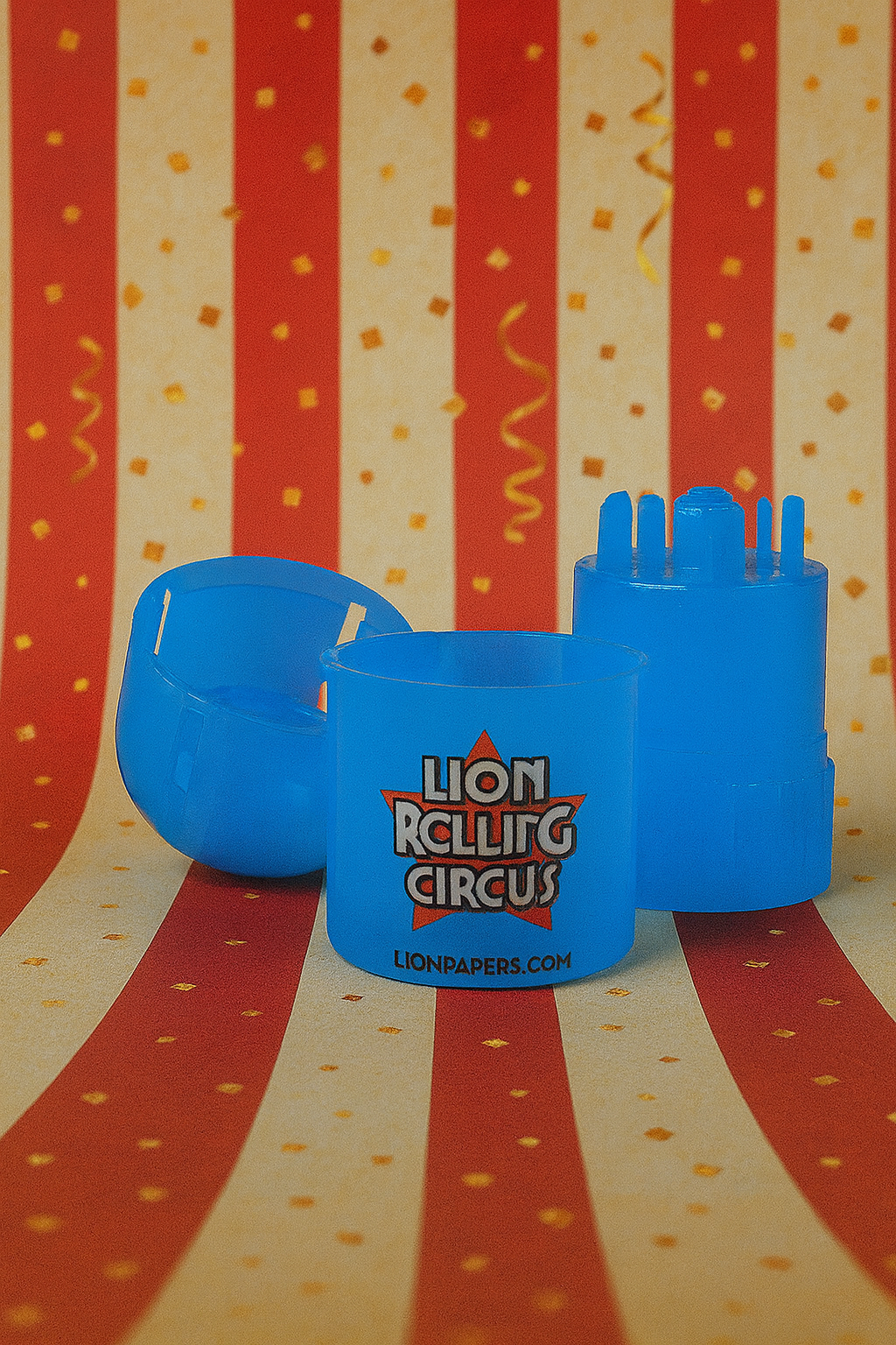 Grinder Lion Rolling Circus colores  3 pzas