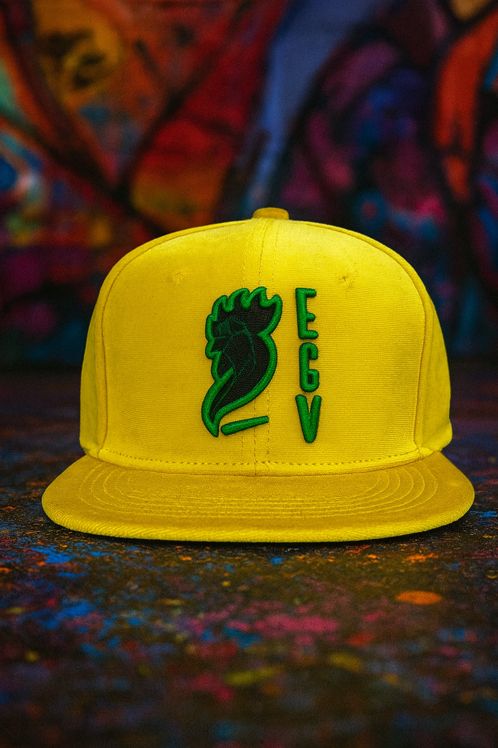 GORRA BORDADA DE TERCIOPELO EGV