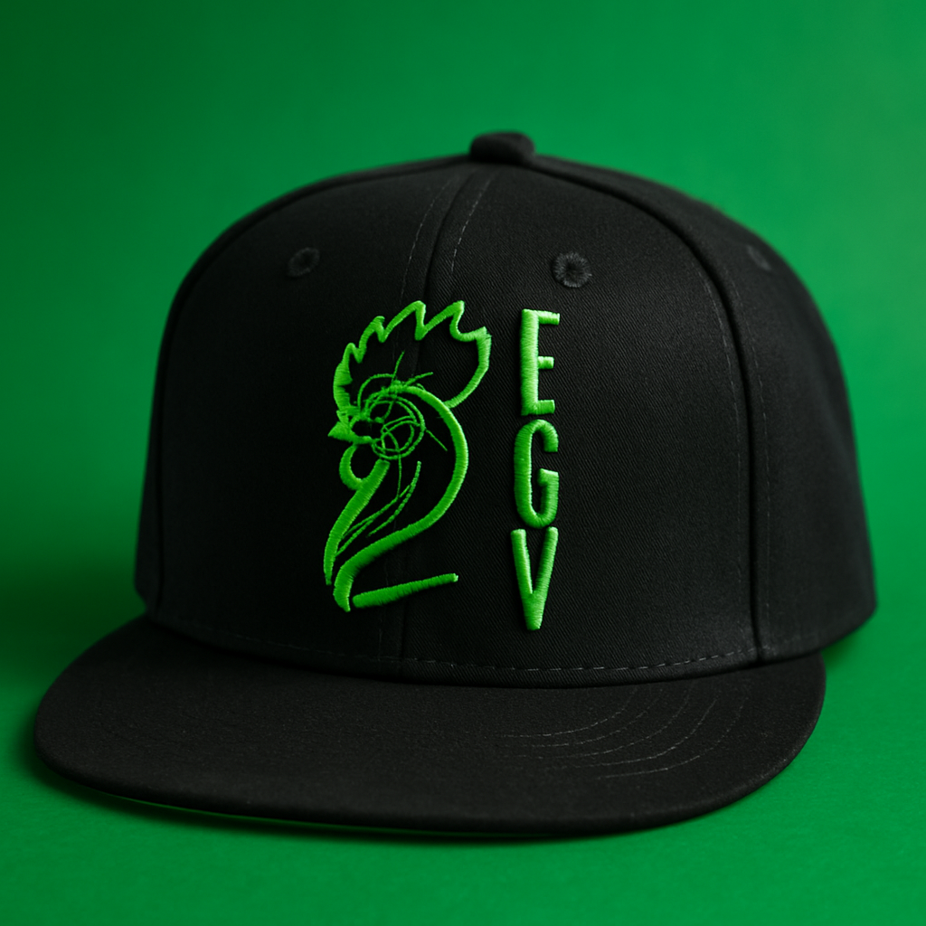 GORRA BORDADA DE TERCIOPELO EGV