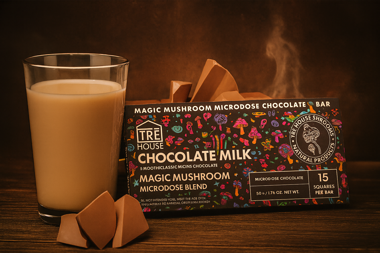TreHouse Magic Mushroom Chocolate Bar