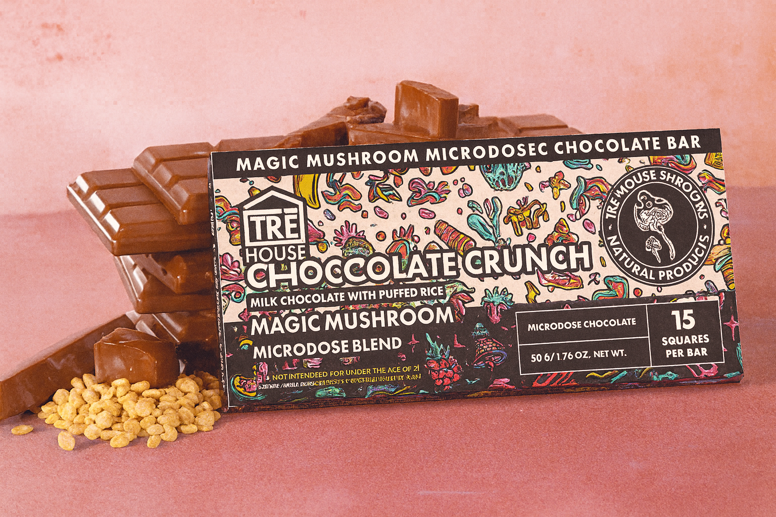 TreHouse Magic Mushroom Chocolate Bar