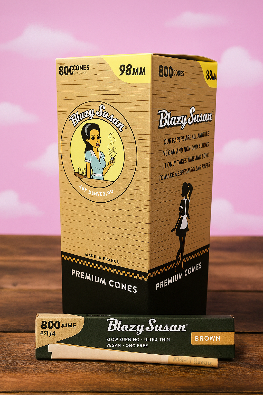 800 Conos Unbleached 98 mm Blazy Susan