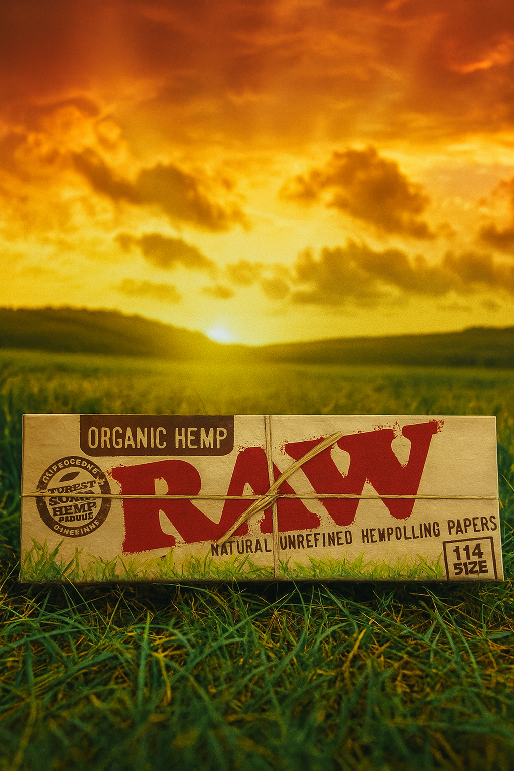 1 1/4 organic hemp Raw