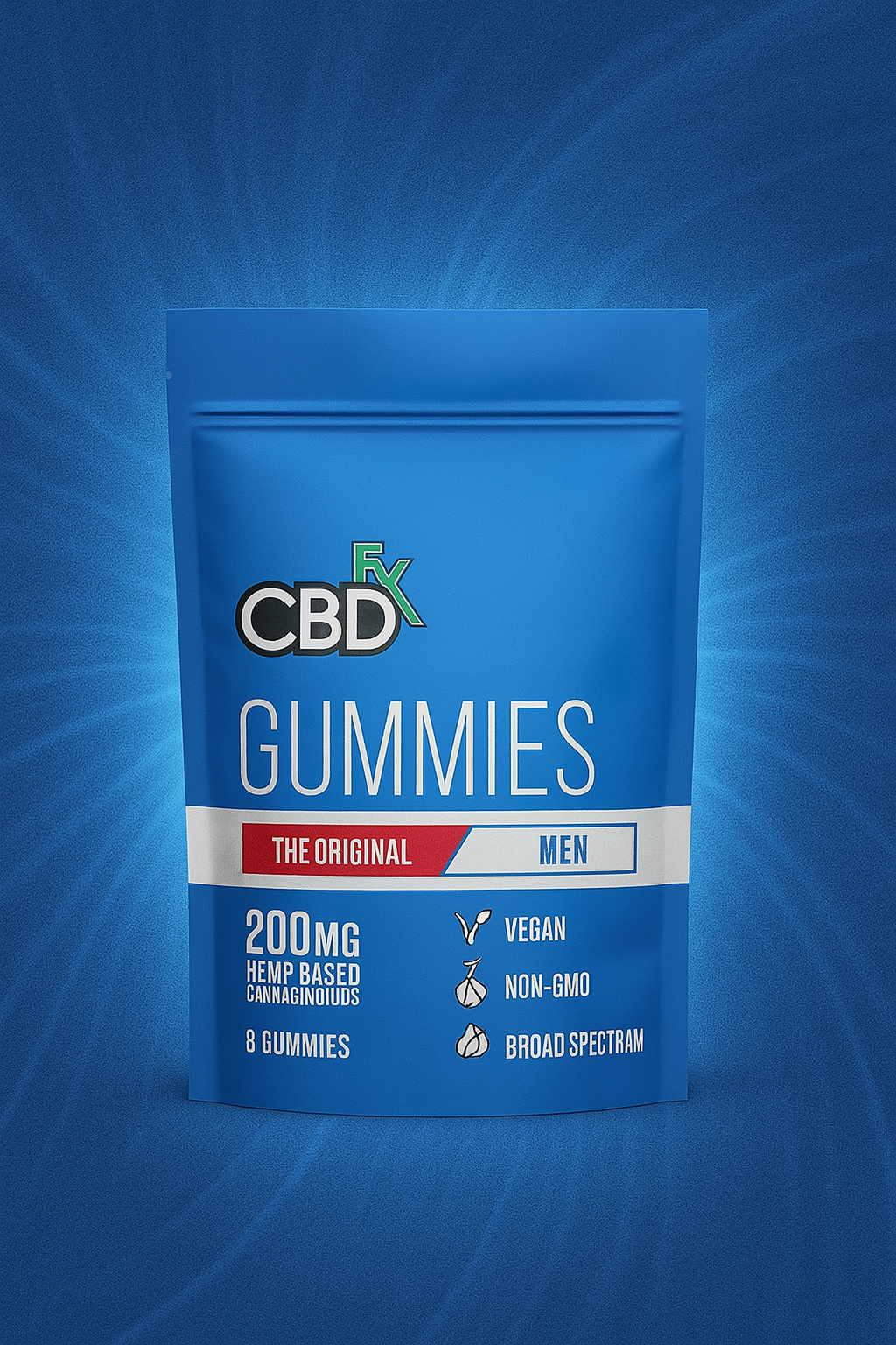 CBDFx Hemp Gummies 200mg 8ct Pouches