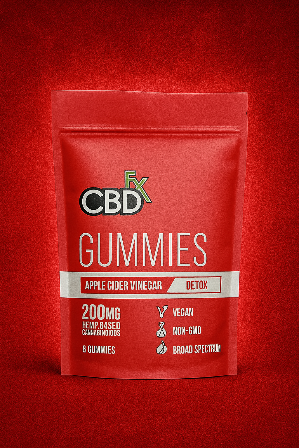 CBDFx Hemp Gummies 200mg 8ct Pouches