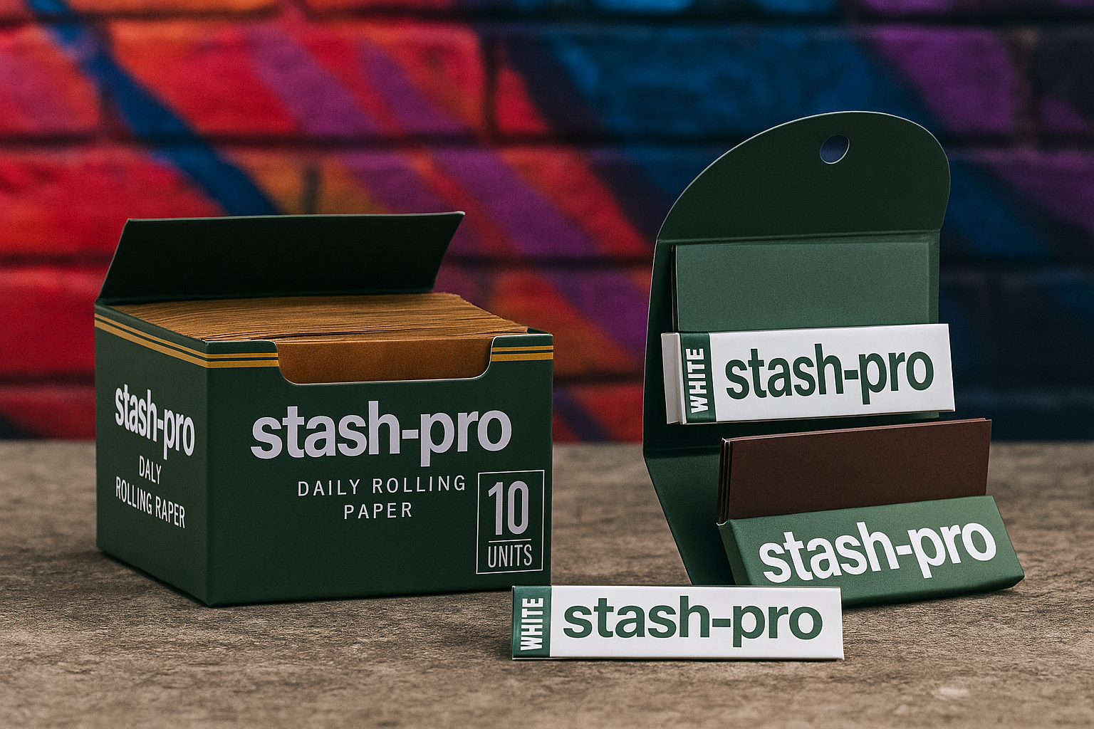 STASH PRO RIPPER TIPPER MAGNETIC 64+64 KING SIZE ROLLING PAPER