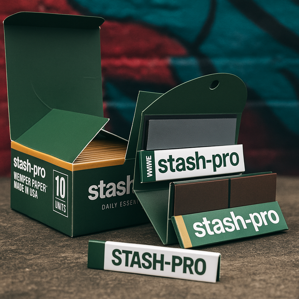 STASH PRO RIPPER TIPPER MAGNETIC 64+64 KING SIZE ROLLING PAPER