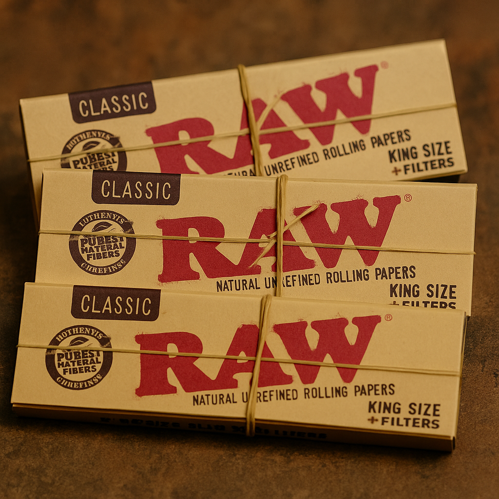 RAW Connoisseur Classic King Slim + Tips
