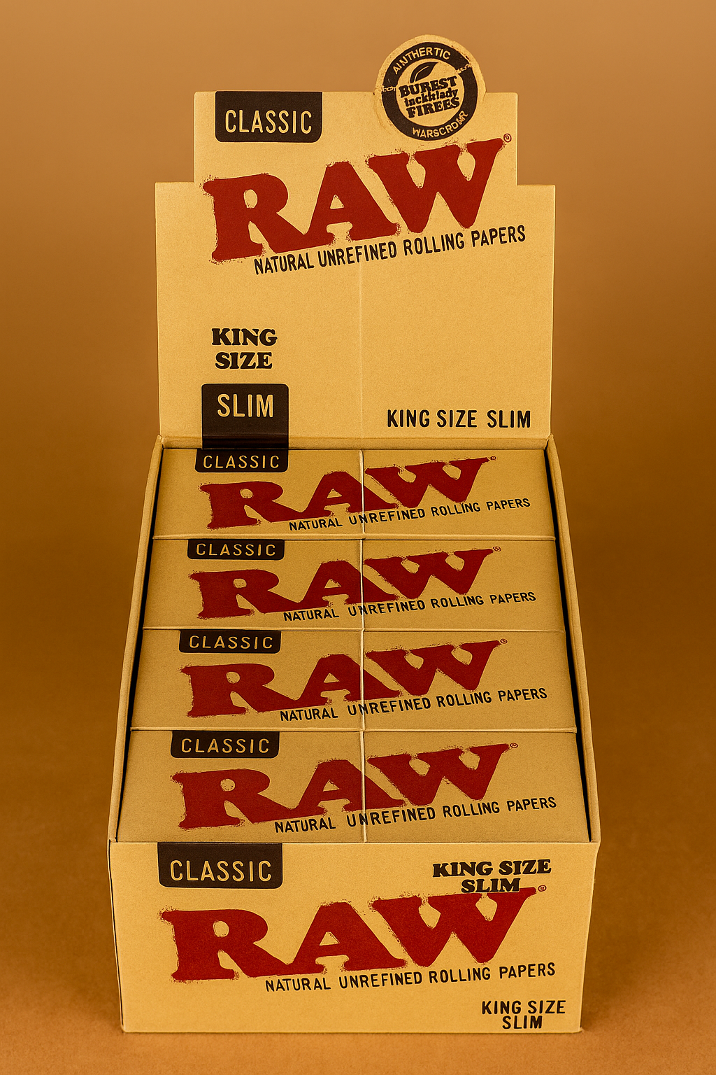 RAW Connoisseur Classic King Slim + Tips