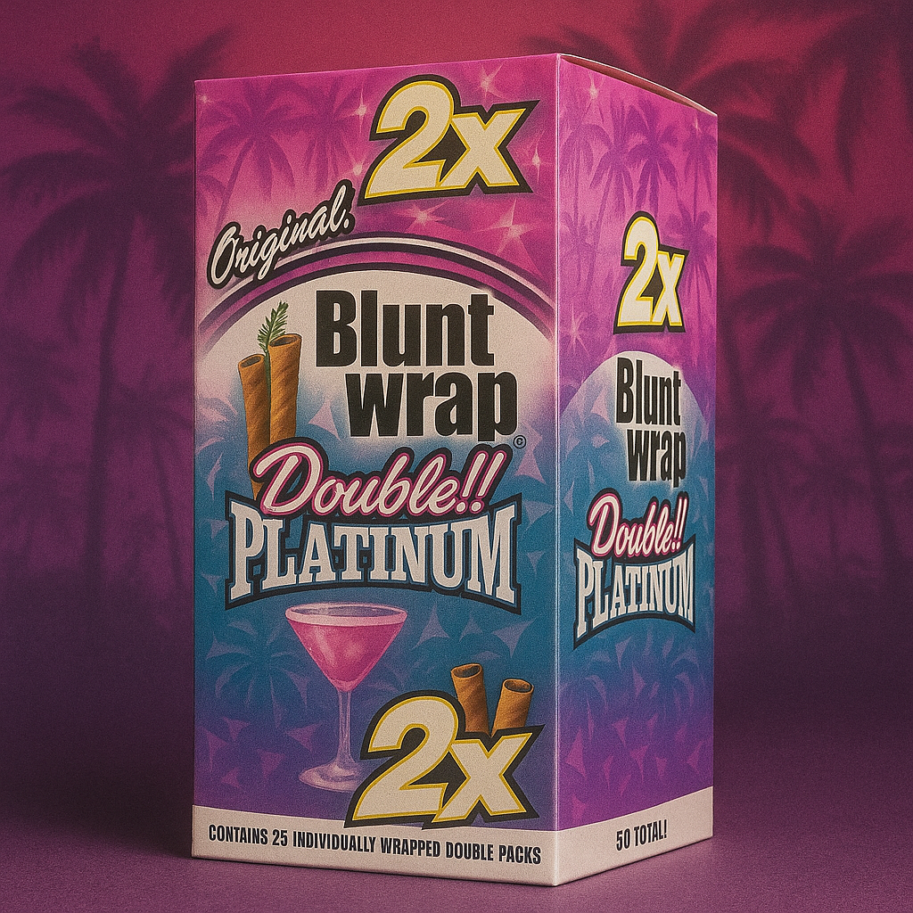 BLUNT WRAP DOUBLE PLATINUM GIN & JUICE