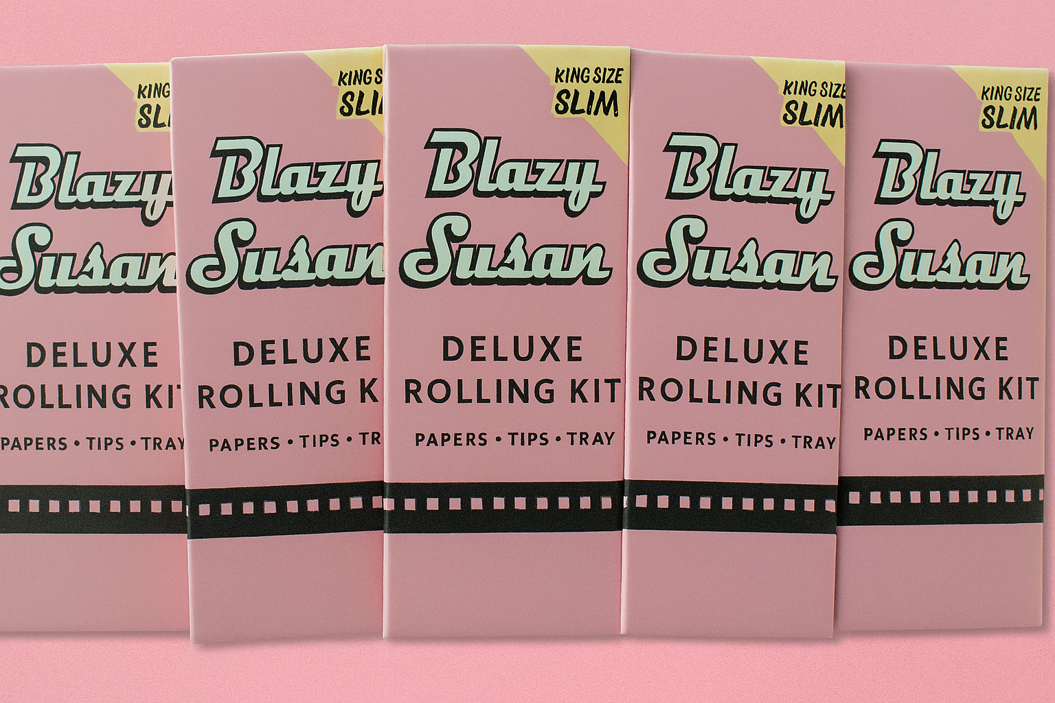 Blazy Susan Pink Deluxe Kit King Size con filtro 20 piezas