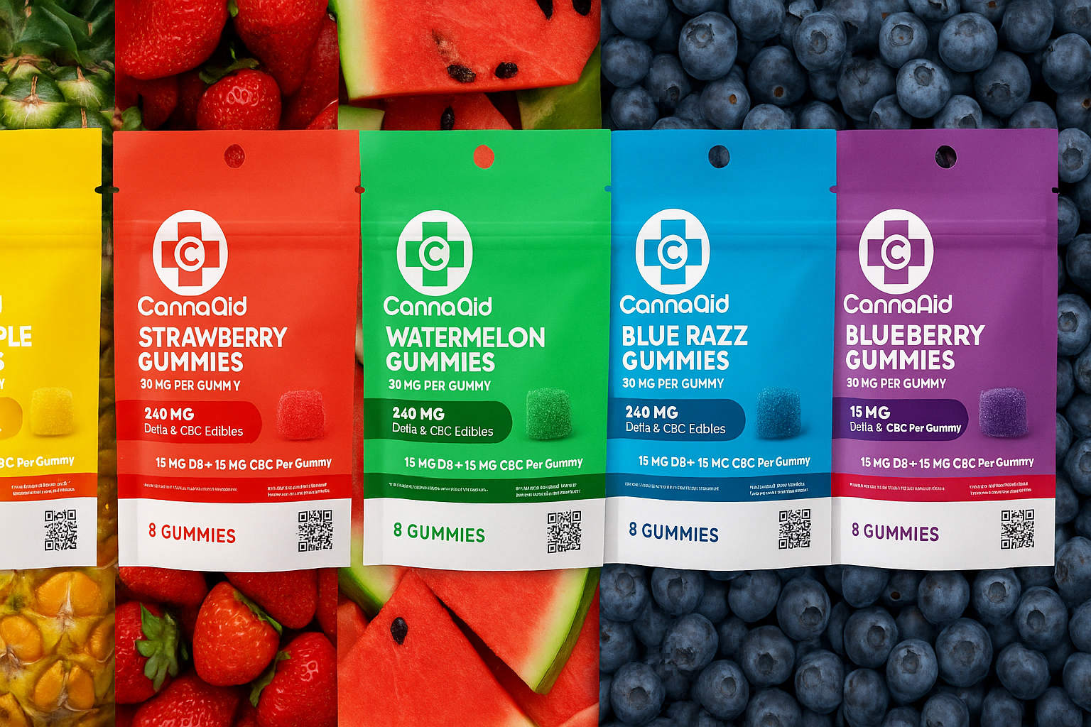 Gomitas CBD + CBG 8ct Gummies