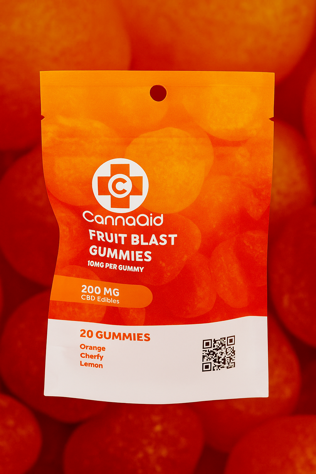 Gomitas CBD Gummies Fruit Blast 20ct 10 MG