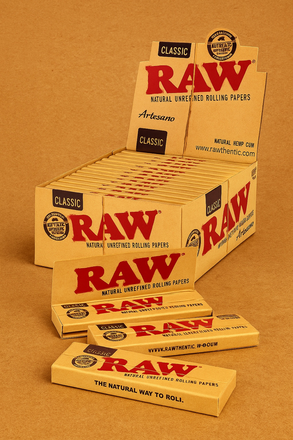Caja RAW Classic Artesano King Size Slim