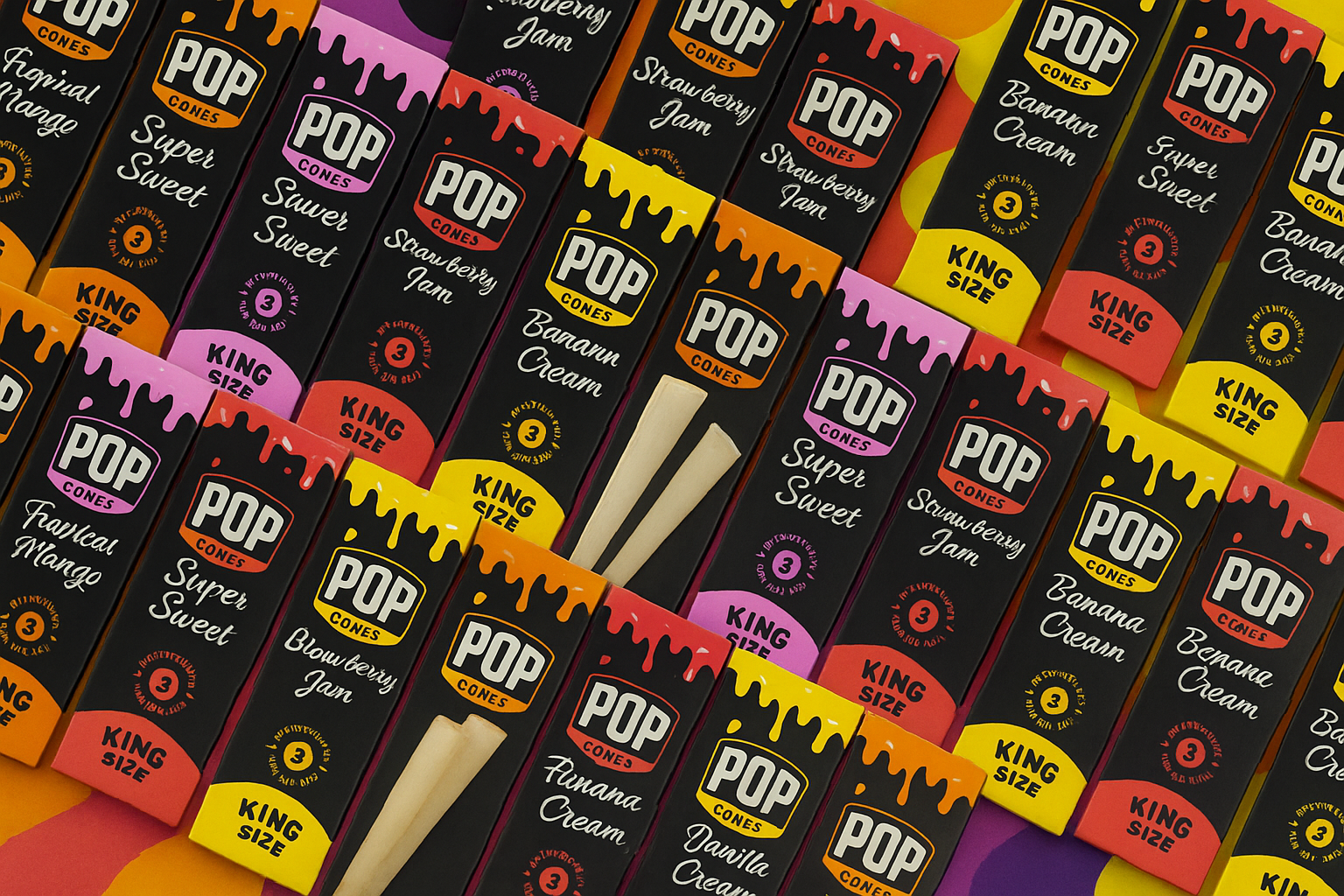 Pop cones King Size 3 pz