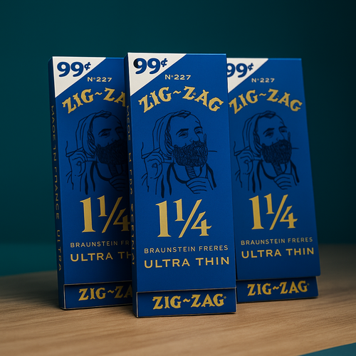 1 1/4 azul Zig Zag