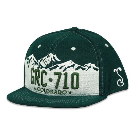 Grassrooots - GRC 710 Native Plates Green Snapback Hat