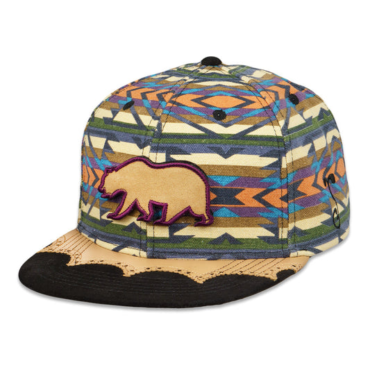 Grassrooots - Removable Bear Saguaro Wingtip Strapback Hat